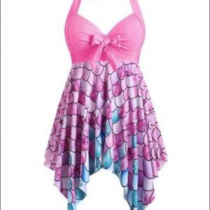 Mermaid Tankini Swim Suit